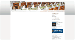 Desktop Screenshot of kranz-bonndorf.de